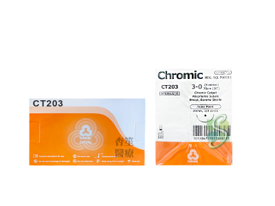 [預購]Chromic羊腸線 3-0 圓針 20mm 75cm CT203 網路不可販售