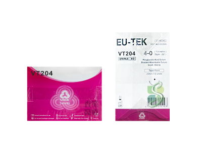 [預購]EU-TEK合成線 4-0圓針20mm 75cm ½ VT204 網路不可販售